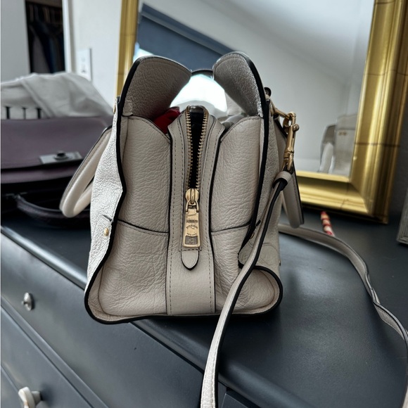 Coach Cream Leather Bag medium size 👜 - Picture 5 of 7